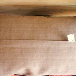 Vintage Kilim Lumbar Cushion Cover - Handwoven Brocade Pillow - 12x20In - thumbnail 4