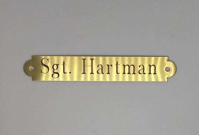 Custom Engraved Police - Detective Fireman Door/Desk Plaque - image 1