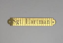Custom Engraved Police - Detective Fireman Door/Desk Plaque - thumbnail 1