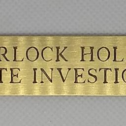 Custom Engraved Police - Detective Fireman Door/Desk Plaque - thumbnail 3