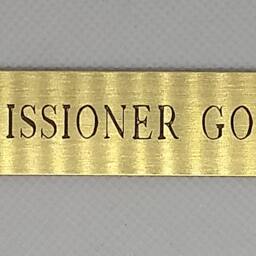 Custom Engraved Police - Detective Fireman Door/Desk Plaque - thumbnail 2