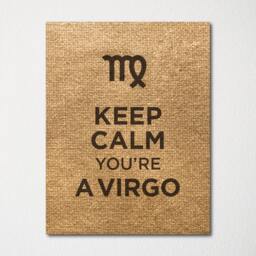 Keep Calm You're A Virgo - Fine Art Print Choice Of Color Purchase 3 & Receive 1 Free Custom Prints Available - thumbnail 3