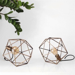 Minimal Light Geometric Table Lamp Industrial Desk Modern Rustic Lighting Scandinavian Home Decor - thumbnail 2