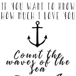 Nautical Anchor Download Print, Baby Shower Gift, Boy's Nursery Wall Art, Instant Digital Download, Little Explorer, Black & White - thumbnail 2