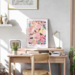 Antonio Gaudi Tiles Art Print Spanish Ceramic Pattern Wall Decor - thumbnail 2