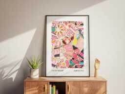 Antonio Gaudi Tiles Art Print Spanish Ceramic Pattern Wall Decor - thumbnail 1