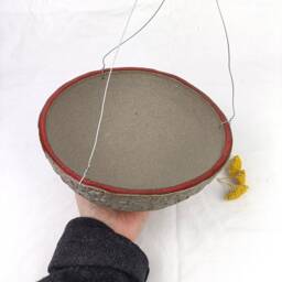 Hanging Flower Pot Ceramic Handmade Planter - thumbnail 2