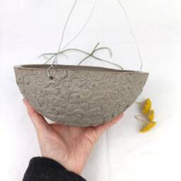 Hanging Flower Pot Ceramic Handmade Planter - thumbnail 3