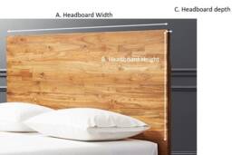 Add Lining Or Padding To Headboard Slipcover, Available in Twin, Full, Queen, King, Calif. King Size, Not Sold Separately - thumbnail 1