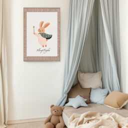 Cute Mouse Nursery Print, Sleep Tight Art, Whimsical Animal Kids Room Decor, Nursery Print - thumbnail 3