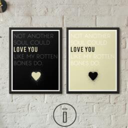 Gaslight Anthem Brian Fallon Lyric Print -Typography Love Quote Poster - Not Another Soul - thumbnail 2