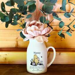 Personalised Winnie The Pooh Bud Vase, Thank You Gift, For Friend, Mum, Daughter, Sister, Aunty - thumbnail 2