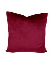 "Red Velvet Cushion Covers - Luxurious Dark Handmade Quantity Discounts 16"", 18"", 22"", & 18"" X 12"", 20"" 14"