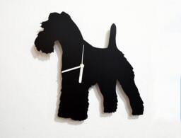 Kerry Blue Terrier Dog - Wall Clock Silhouette