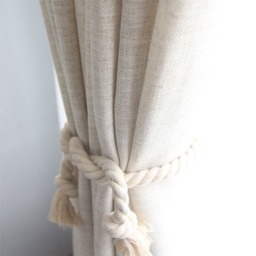 "Sale 15% Off. Pair Of White Curtain Panels, 50"" Wide By 86" - thumbnail 3