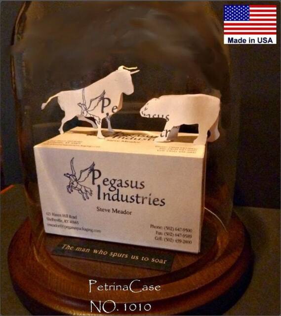 Business Card Animal Sculpture Custom Handmade Paper Art - image 1