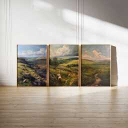 Set Of 3 Yorkshire Dales Posters, Travel Prints, Wall Art, Countryside Decor, Nature Posters - thumbnail 2