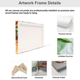 Abstract Godfather Canvas Art Wall Print Mafia Gangster Film Picture Framed Home Decor -E206 - thumbnail 3