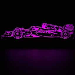 Sergio Perez Red Bull Led Night Light, F1 Gift, Fan, Gifts For Him, Her, Lights, Bedroom Light - thumbnail 4