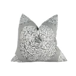 Harlequin - Elixity Titanium Soft Cotton Printed Floral Cushion Cover Throw Pillow Designer Home Decor - thumbnail 1