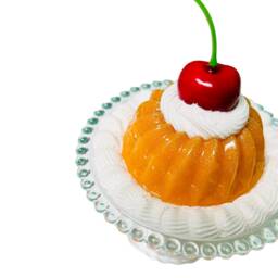 Extra Whipped Cream Mini Creamsicle Glitter Jelly Cake Fake Food Dopamine Decor Quirky Funky Kitschy Retro Pop Art - thumbnail 2
