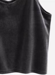 Pair Of Charcoal Grey Velvet Curtains, Bedroom Living Room Custom Curtains - thumbnail 4