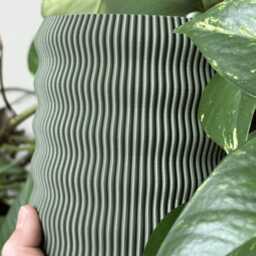 3D Printed Wavy Vase/Cup - thumbnail 2