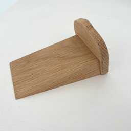 Elephant Door Stop - Wooden Stop, Oak Wedge, Safari Decor, Childrens Room, Nursery Solid - thumbnail 3
