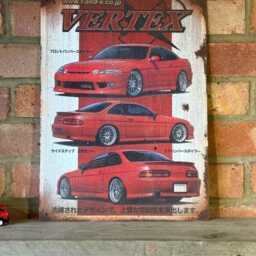 Vertex Aero Display Sign - Japan Drift Jdm Garage Wall Art - thumbnail 3