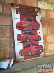Vertex Aero Display Sign - Japan Drift Jdm Garage Wall Art - thumbnail 1