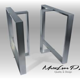 Metal Desk Legs, Dining Table Contemporary Kitchen Entyway Bench Bedroom Set Of 2, Ted 80.20 - thumbnail 2