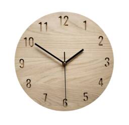 Oak Wooden Wall Clock 11