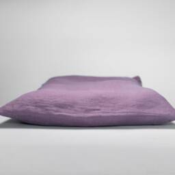 Linen Pillow Cover in Lilac - 100% Prewashed Flax Pillowcase - thumbnail 2