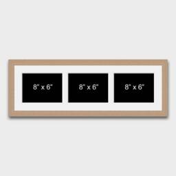 "Multi Photo Picture Frame - Holds 3 8"" X 6"