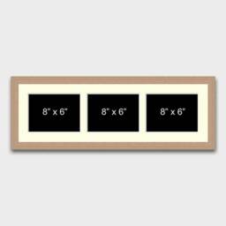 "Multi Photo Picture Frame - Holds 3 8"" X 6" - thumbnail 2