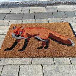 Fox Door Mat - Non Slip Entrance Welcome - 60 X 40 20cm - thumbnail 3