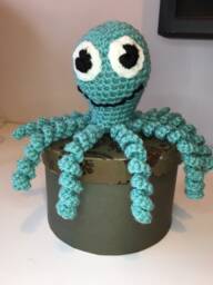 Crochet Octopus/Premature Baby Toy