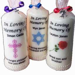 Personalised Memorial Candle - thumbnail 2