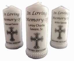 Personalised Memorial Candle - thumbnail 3