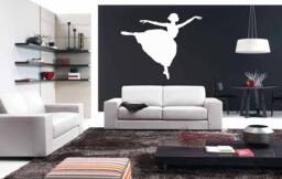 Ballerina Wall Decal Dance Decor, Removable Vinyl Sticker, 1573 - thumbnail 1