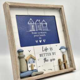 "Coastal Beach Hut Photo Frame " - thumbnail 2