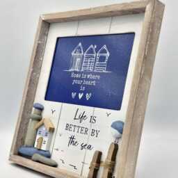 "Coastal Beach Hut Photo Frame " - thumbnail 3