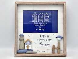 "Coastal Beach Hut Photo Frame " - thumbnail 1