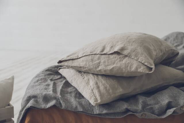 Flax Linen Pillowcase Soft Washed Bedding, Custom Size - image 1