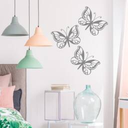Pretty Decorative Butterfly Wall Stickers Decals Adhesive Vinyl Decor Bedroom Kids Butterflies - thumbnail 3