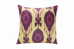 Hand Dyed Ikat Pillow Cover - thumbnail 1