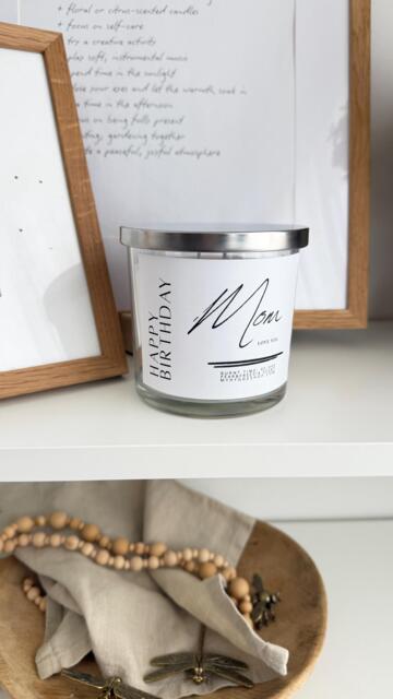 Personalised Mom/Mum Candle/ Custom/ Gift For Her Birthday Or Mother's Day/ Luxury Scented With Lid/ - image 1