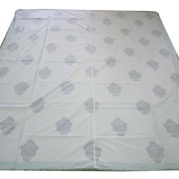 Handmade Indian Cotton Dohar Blanket, Floral Print Throw - thumbnail 2