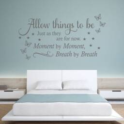 Motivational Wall Quote Decal Moment By Vinyl Art - thumbnail 2