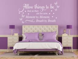 Motivational Wall Quote Decal Moment By Vinyl Art - thumbnail 1
